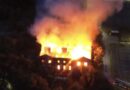 Fire engulfs Woolton Hall for second time