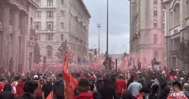 Nearly 150 injured at Liverpool title parade